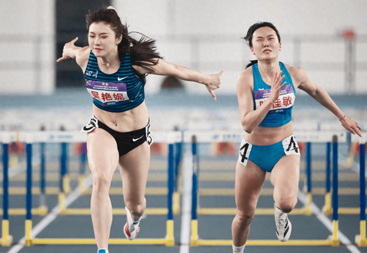 又美又飒！吴艳妮连超3人夺第二冠，田径女神发声：自信女人最美