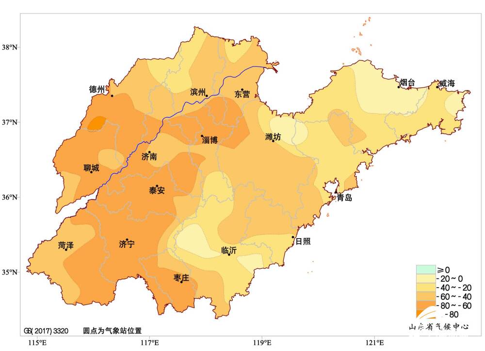 降水偏少58%!山东冬春时节干旱成定局?气候专家:存在气象干旱