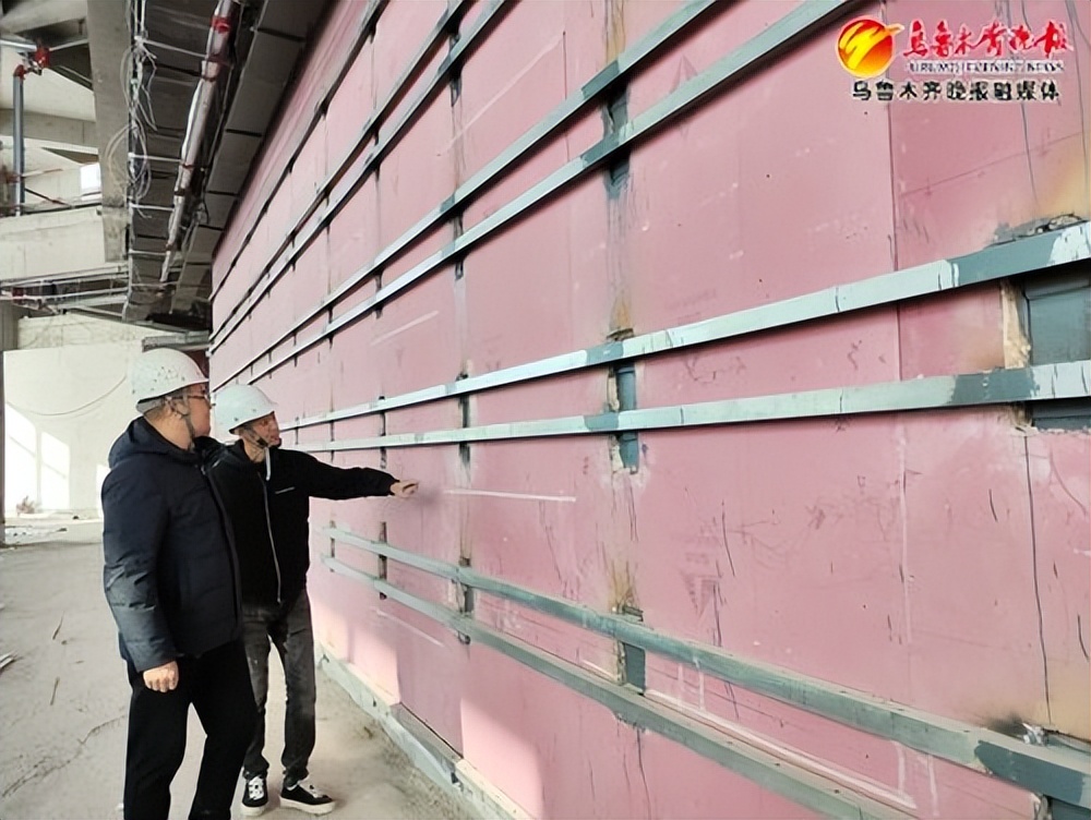 国际纺服中心产业培育项目复工装修乌鲁木齐市纺织服装企业有了