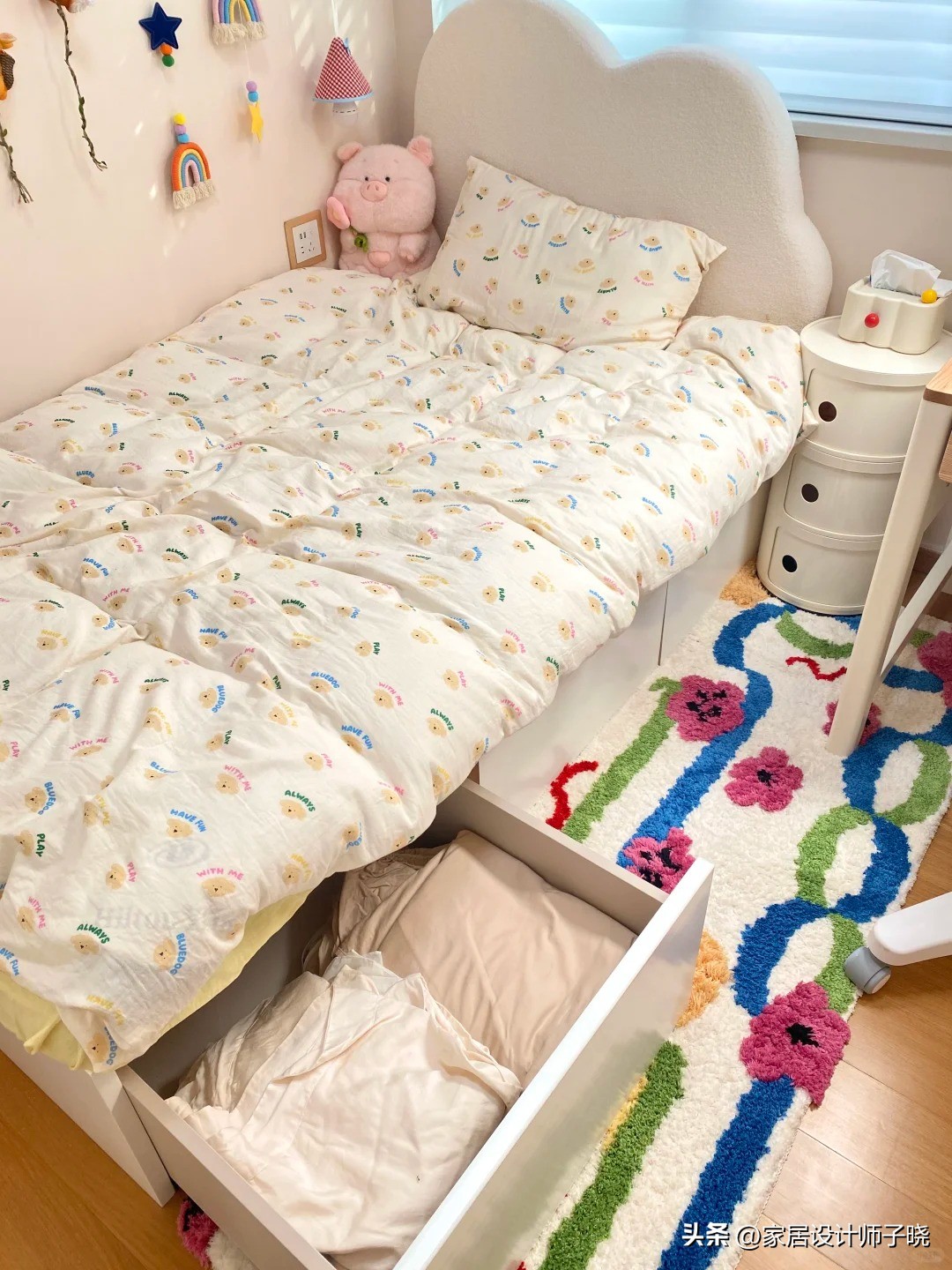 广西女孩花4w,穷装76㎡三居新家,全屋温馨又舒适,没有一丝俗