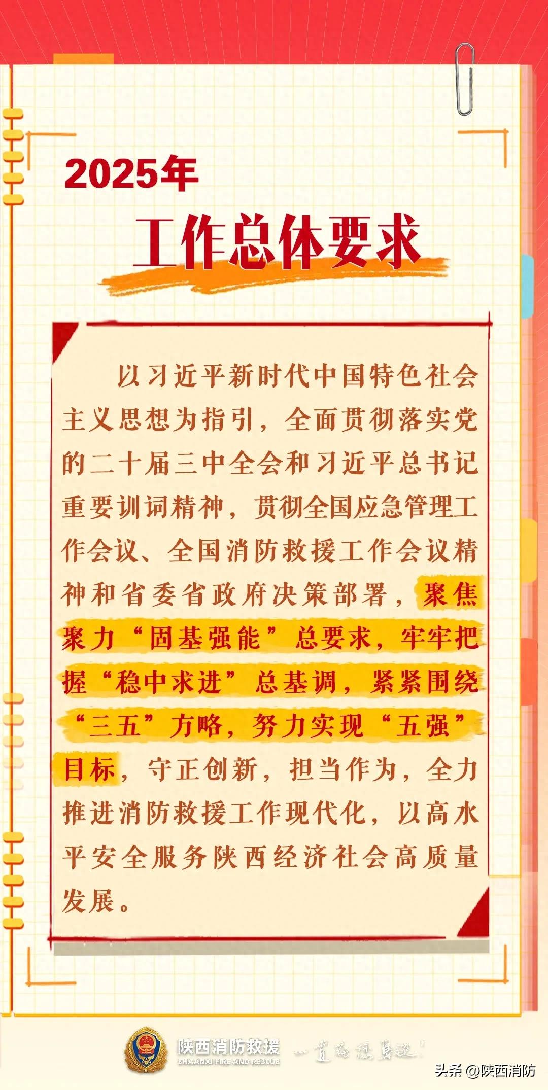 解读｜陕西消防2025工作重点一览